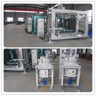 24 या 36 केवी पाउंड के लिए हीटिंग सिस्टम के साथ एपीजी क्लैंपिंग मशीन